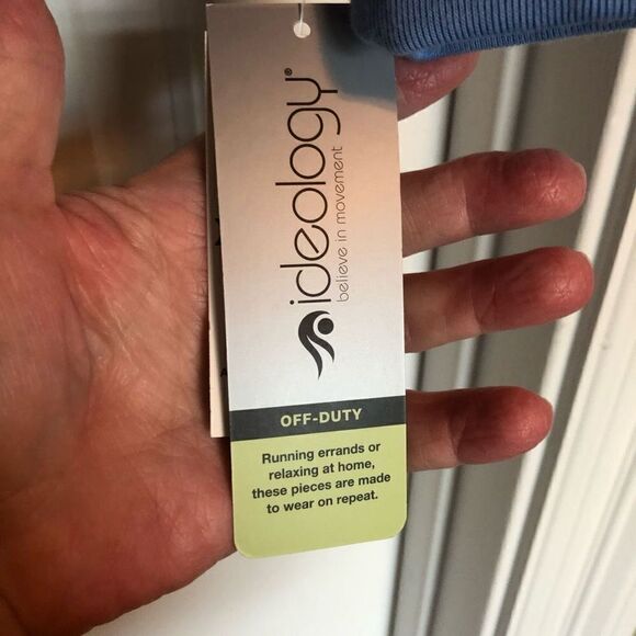 IDEOLOGY - L Sz XXL Off Duty Fleece Pullover Hoodie in Passion Blue Comfy & NWT! - Picture 15 of 15